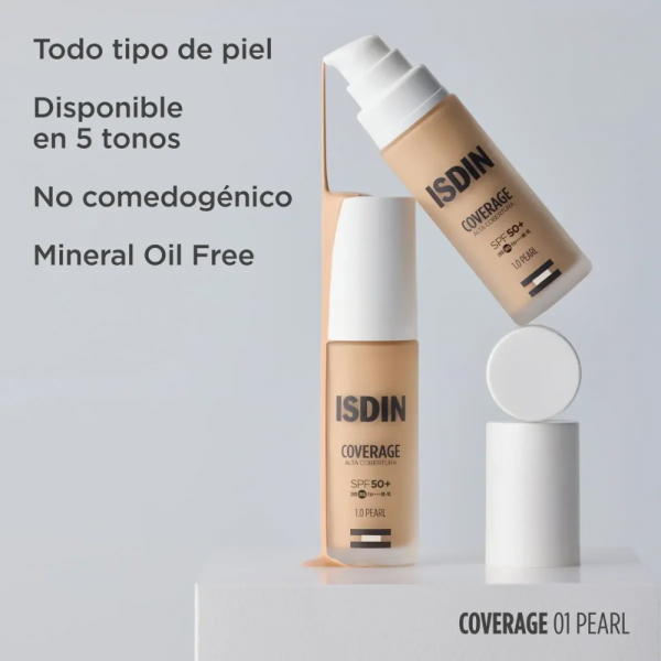 Coverage SPF 50+, 1.0 Pearl, 30 g. - Isdin