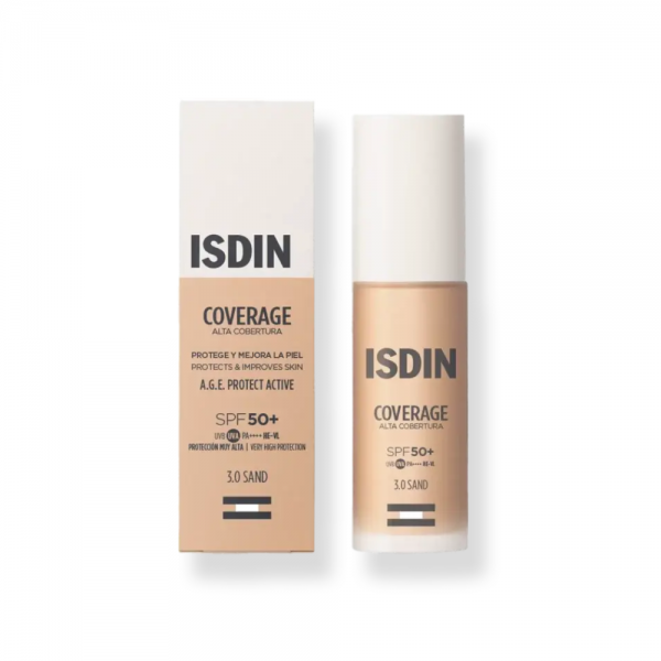 Coverage SPF 50+, 3.0 Sand, 30 g. - Isdin
