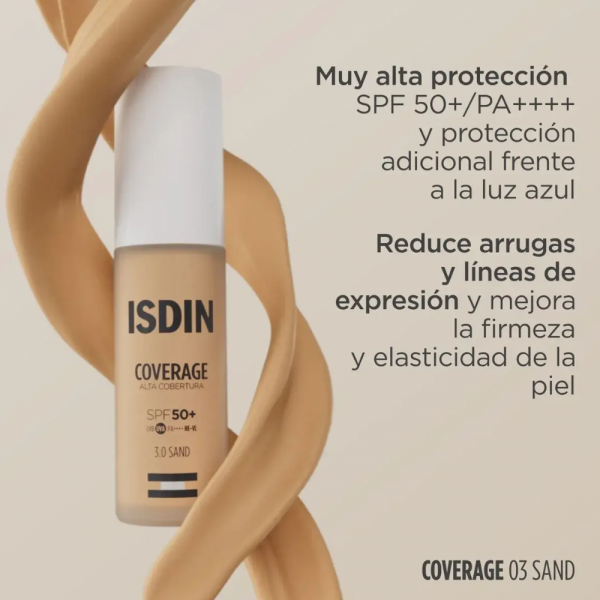 Coverage SPF 50+, 3.0 Sand, 30 g. - Isdin