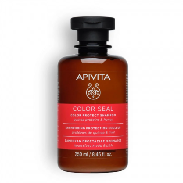 Color Seal Champú Sellador del Color con Miel y Quinoa, 250 ml. - Apivita