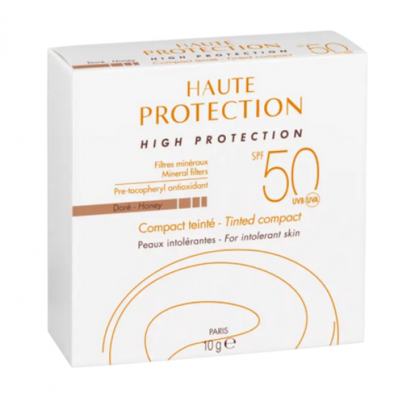 Compacto Color Alta Protección SPF50 Dorado, 10 g.- Avene.