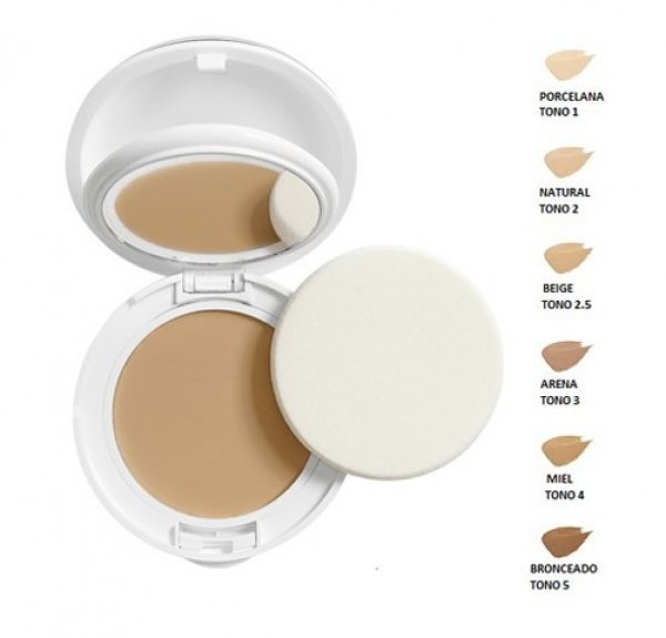 Couvrance Crema Compacta Textura Acabado Mate SPF30 Tono (05) Bronceado - Avene