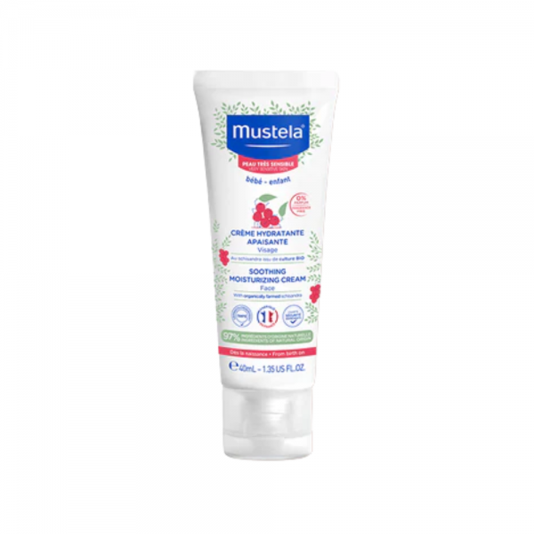 Crema facial hidrantante Confort con Schisandra Bio, 40 ml. - Mustela