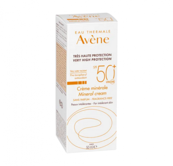 Crema Mineral de Muy Alta Protección SPF 50+, 50 ml. - Avene