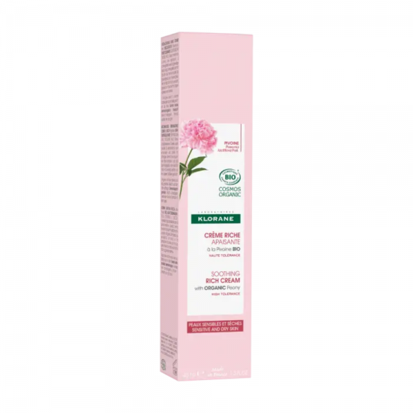 Crema Rica Calmante a la Peonía BIO, 40 ml. - Klorane