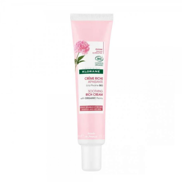 Crema Rica Calmante a la Peonía BIO, 40 ml. - Klorane