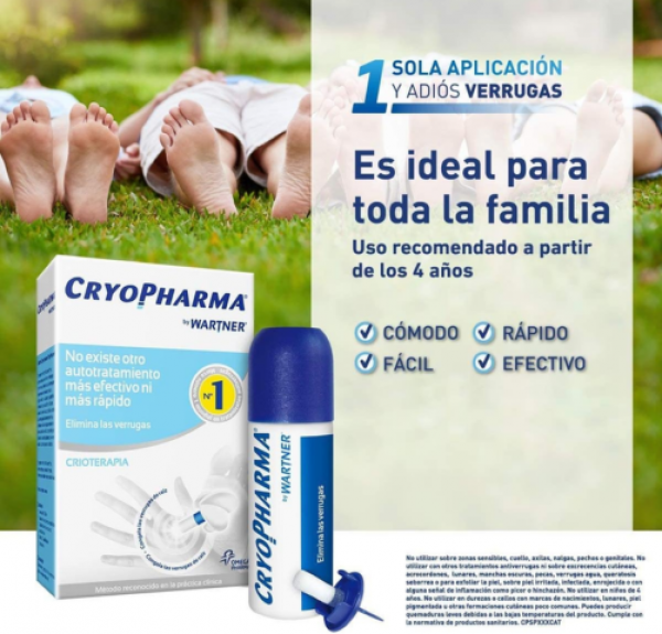 Cryopharma Tratamiento Anti Verrugas, 50 ml. - Perrigo