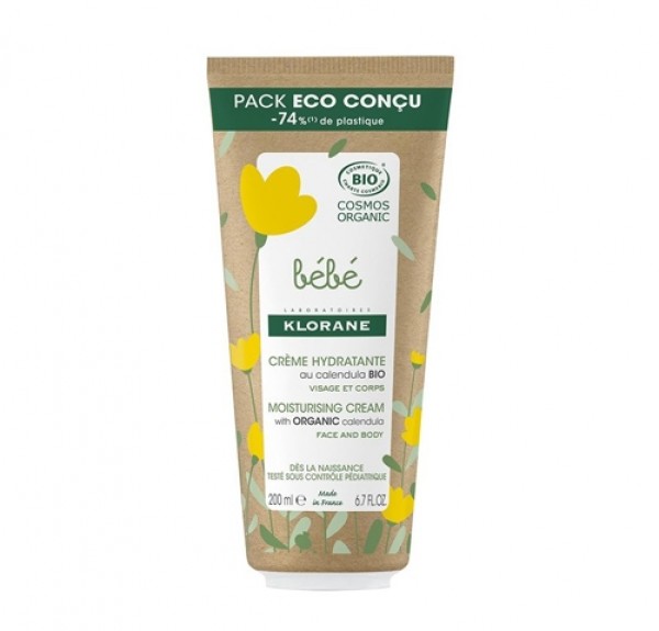Crema Hidratante a la Caléndula BIO, 200 ml. - Klorane 