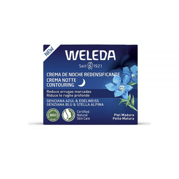 Crema de Noche Redensificante de Genciana Azul y Edelweiss, 30 ml. - Weleda