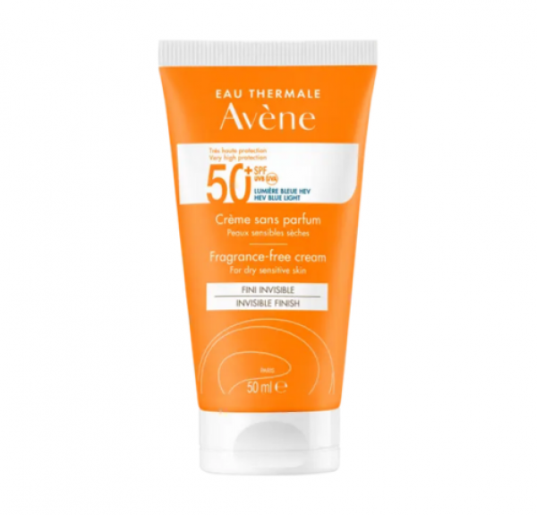 Crema Sin Perfume SPF 50+, 50 ml. - Avene