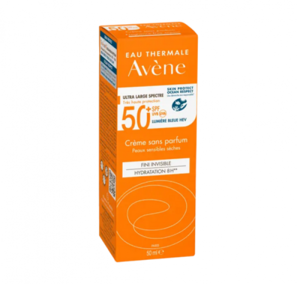 Crema Sin Perfume SPF 50+, 50 ml. - Avene