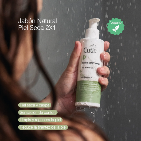Cutis P Hair & Body Wash, 150 ml. - The Cutis Lab