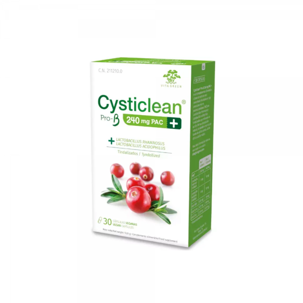Cysticlean Pro-B, D-Manosa 240 PAC, 30 Caps. - Cysticlean