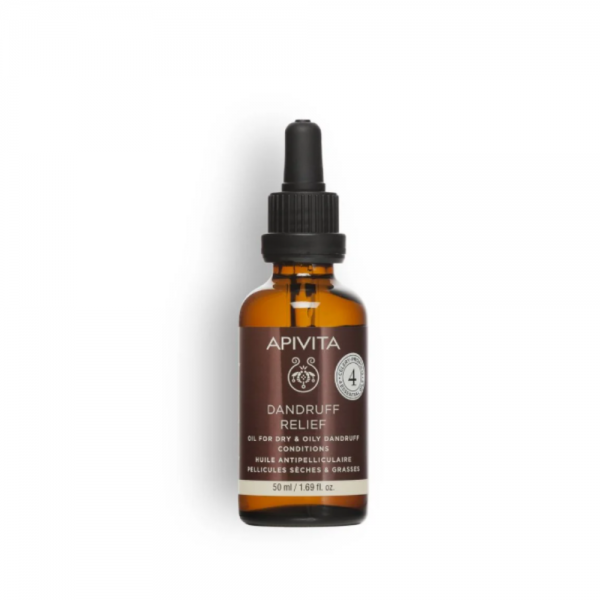 Dandruff Aceite Anticaspa Calmante con Apio y Propóleo, 50 ml. - Apivita