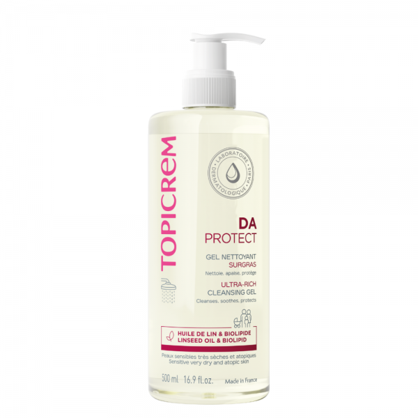 DA PROTECT Gel Limpiador Sobreengrasante, 500 ml. - Topicrem