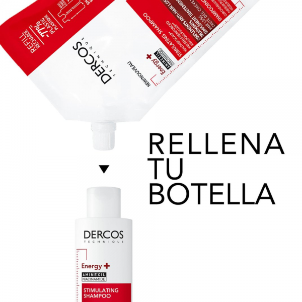 Dercos Recarga de Champú Energy+, 500 ml. - Vichy