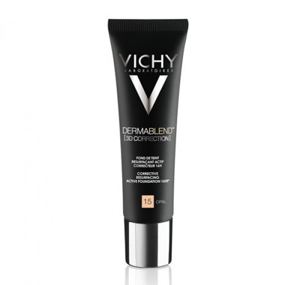 Dermablend Fondo de Maquillaje Fluido Corrector 16H Nº 15 Opal, 30 ml.- Vichy