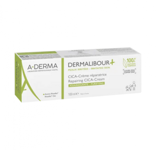 Dermalibour+ CICA Crema Reparadora Purificante , 100 ml. - A-Derma