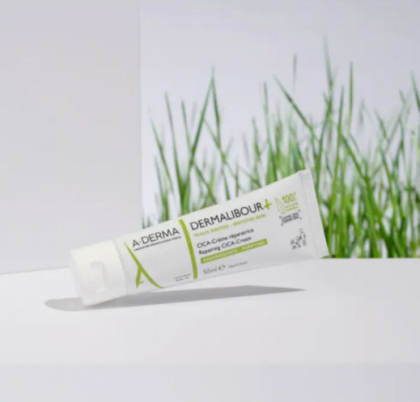 Dermalibour+  CICA Crema Reparadora Purificante, 50 ml. - A-Derma