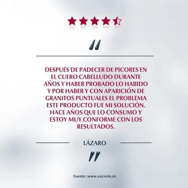 DermoCapillaire Champú Urea, 250 ml. - Eucerin