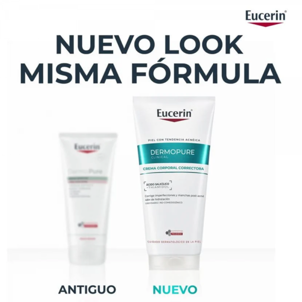 DermoPure Clinical Crema Corporal Correctora, 200 ml. - Eucerin