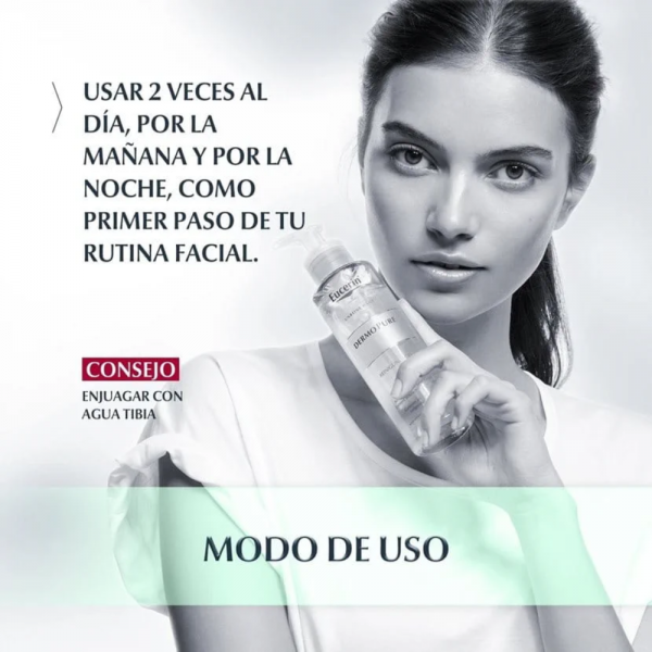 DermoPure Oil Control Gel Limpiador Facial, 200 ml. - Eucerin