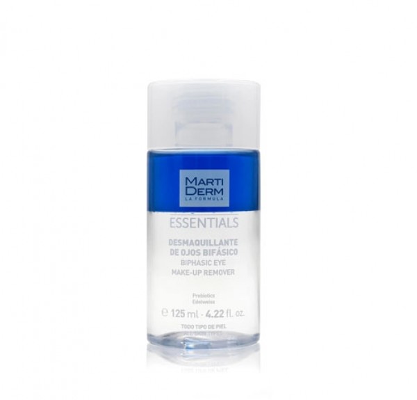 Essentials Desmaquillante de Ojos Bifásico, 125 ml. - Martiderm