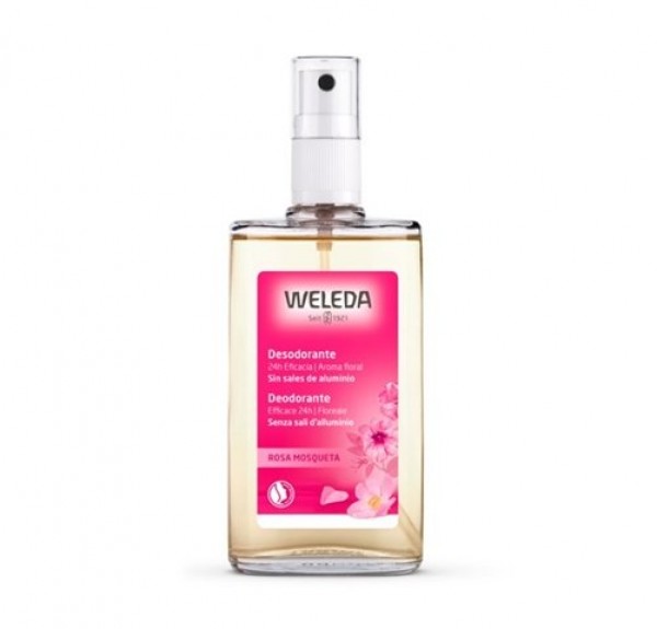 Desodorante Spray de Rosa, 100 ml. - Weleda