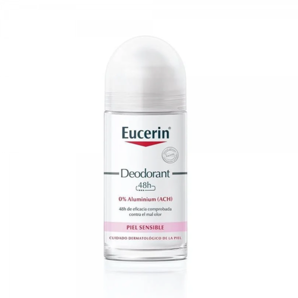 Desodorante 0% Aluminio Roll-On 24h, 50 ml. - Eucerin