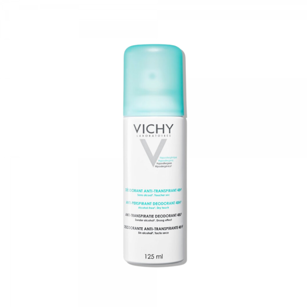Desodorante Areosol Antitranspirante 48 Horas, 125 ml.- Vichy