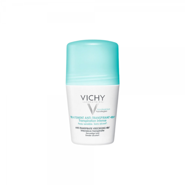 Desodorante Deo Roll-on  Bola Verde Regulador 48 Horas Transpiración Intensa, 50 ml.- Vichy