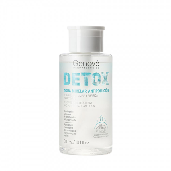Detox Agua Micelar Antipolución, 300 ml. - Genové