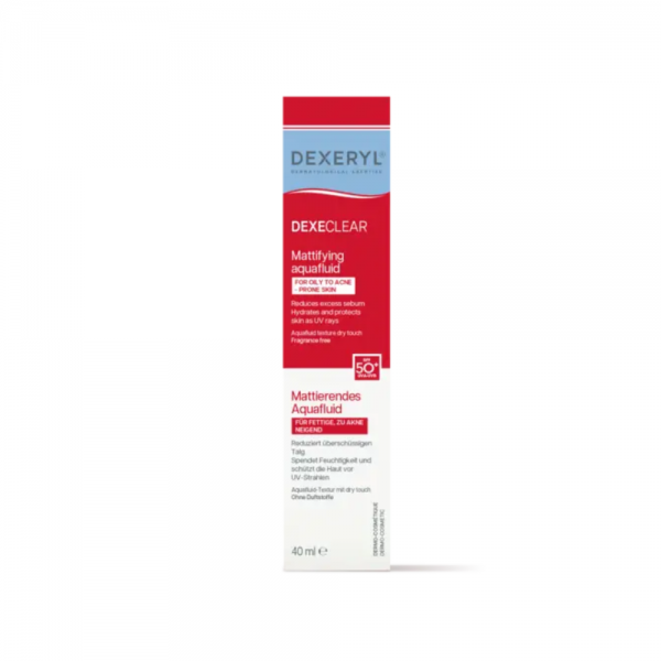 Dexeclear Aquafluido Matificiante SPF 50+, 40 ml. - Dexeryl
