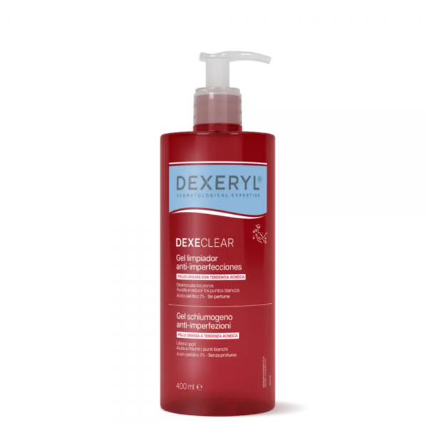 Dexeclear Gel Limpiador Anti-imperfecciones, 400 ml. - Dexeryl