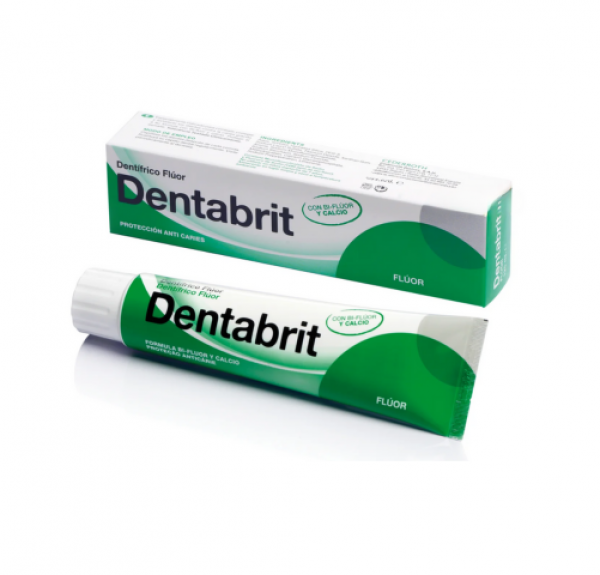Dentabrit Flúor Pasta Dental, 75 ml.- Orkla