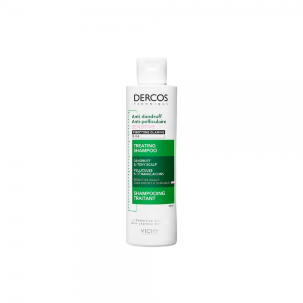 Dercos Champú Anticaspa Sensitive, 200 ml. - Vichy