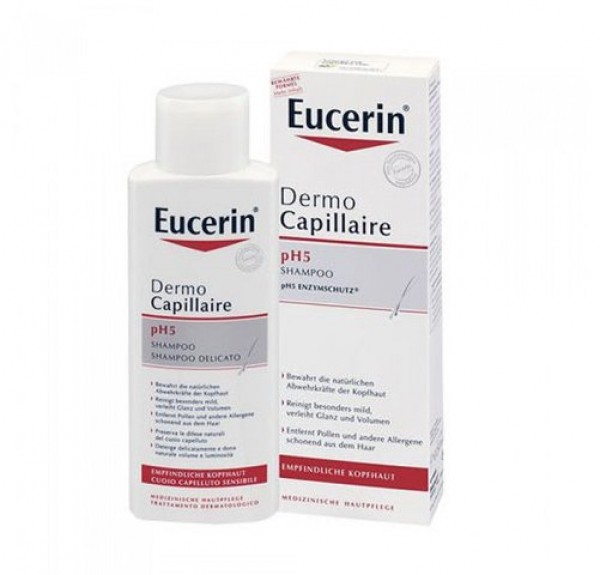 DermoCapillaire pH5 Champú Suave, 250 ml. - Eucerin