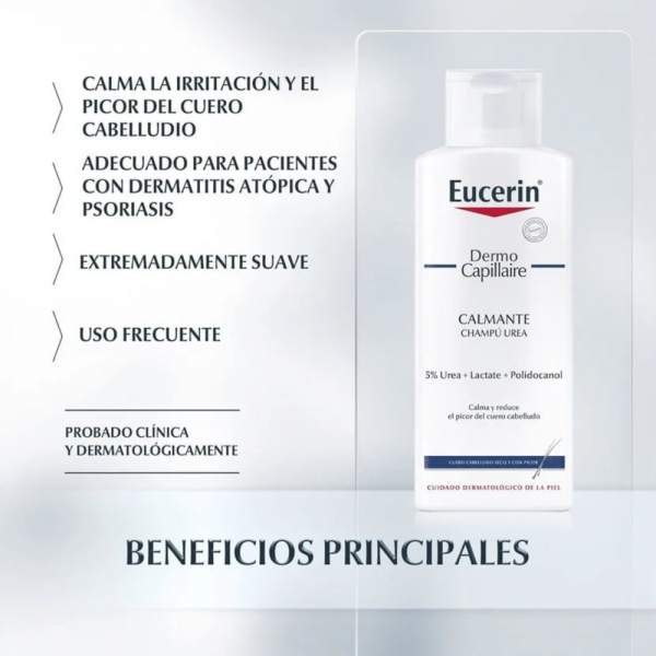 DermoCapillaire Champú Urea, 250 ml. - Eucerin