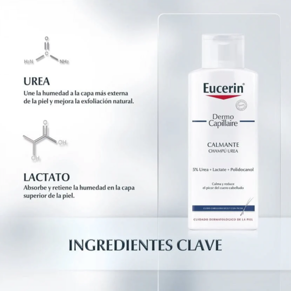 DermoCapillaire Champú Urea, 250 ml. - Eucerin