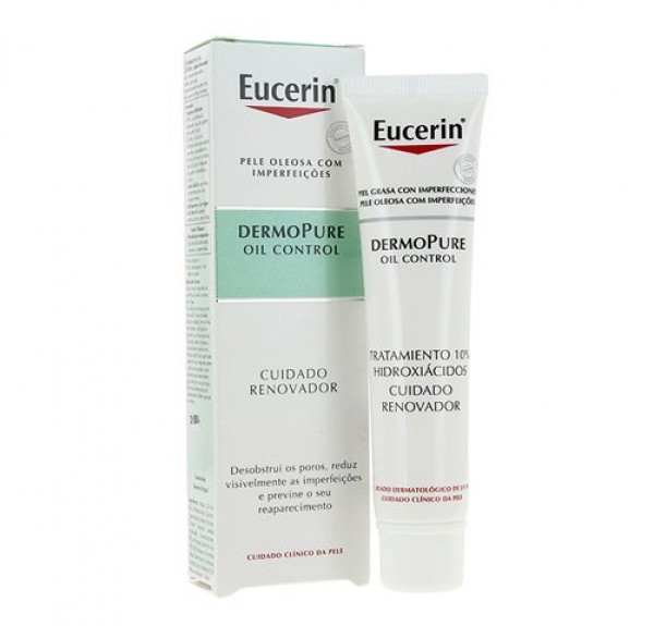 Dermopure Oil Control Tratamiento 10% Hidroxiácidos, 40 ml. - Eucerin