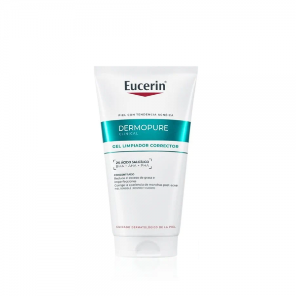 DermoPure Clinical Gel Limpiador Corrector, 150 ml. - Eucerin
