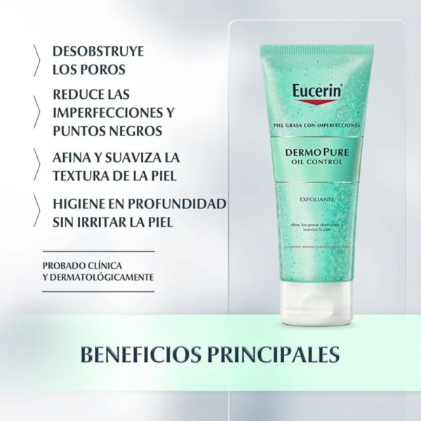 DermoPure Oil Control Exfoliante, 100 ml. - Eucerin