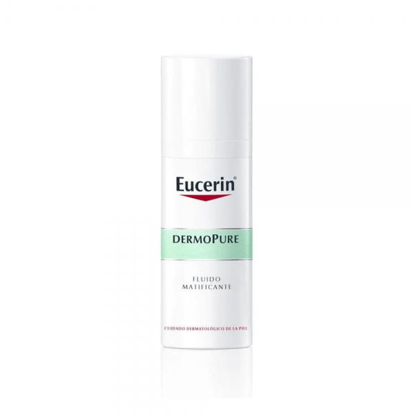 DermoPure Oil Control Fluido Facial Hidratante Matificante, 50 ml. - Eucerin