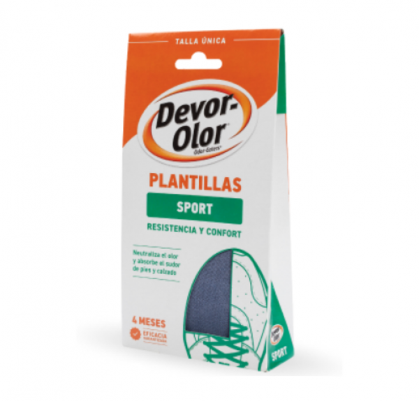 Devor-Olor Plantillas Antiolor Sport, Talla Única. - Orkla