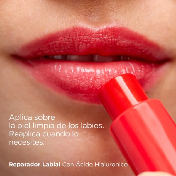 Reparador Labial Stick Rojo, 4 g. - Isdin