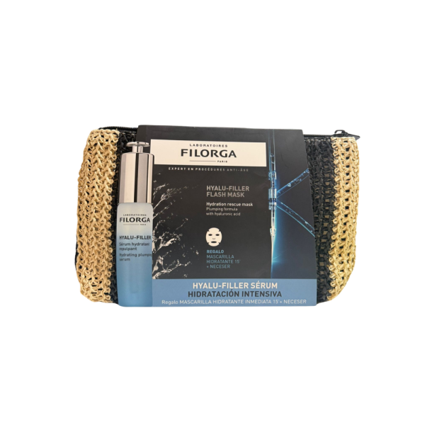 Hyalu-Filler Sérum, 30 ml + Hyalu Filler Flash Mask.- Filorga