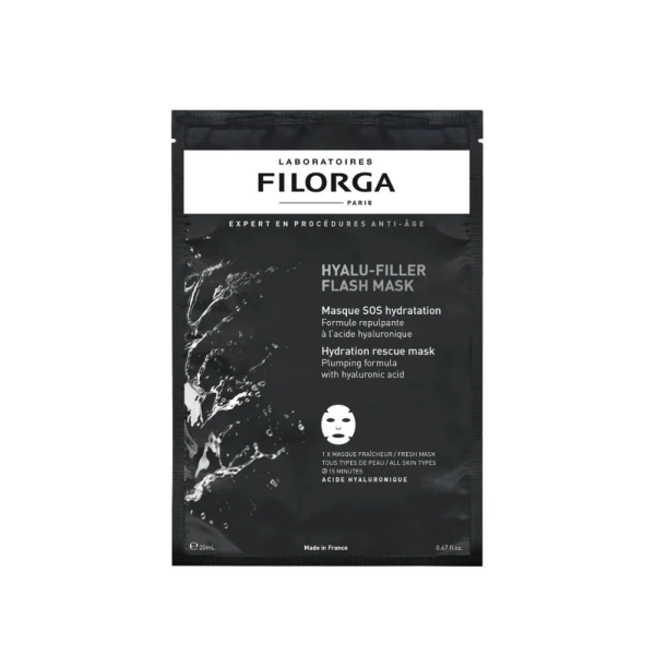 Hyalu-Filler Sérum, 30 ml + Hyalu Filler Flash Mask.- Filorga