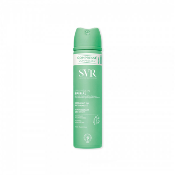 Duo Spirial Desodorante Spray Vegetal, 75 ml + 75 ml. - SVR