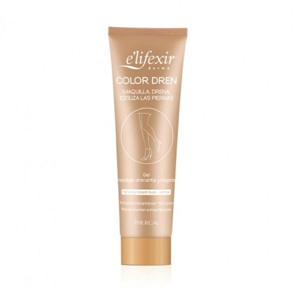 E´lifexir® Color Dren Gel Maquillaje, Drenante y Relajante, 150 ml. - Phergal