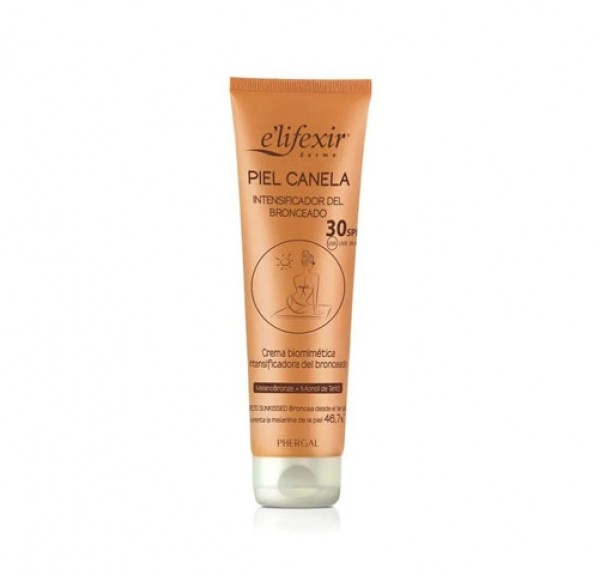Elifexir Piel Canela Intensificador del Bronceado SPF 30, 150 ml. - Phergal